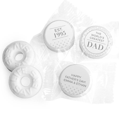 Personalized Classic Dad Father's Day Life Savers Mints