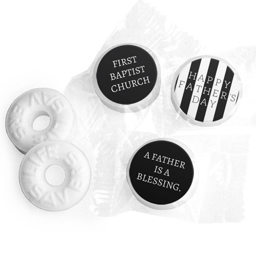 Personalized Father's Day Life Savers Mints Pillar of Strength