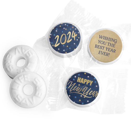 Personalized Life Savers Mints - New Year's Midnight Celebration with Logo