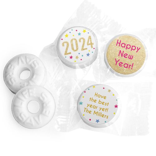 Personalized Life Savers Mints - New Year's Eve Starry Celebration