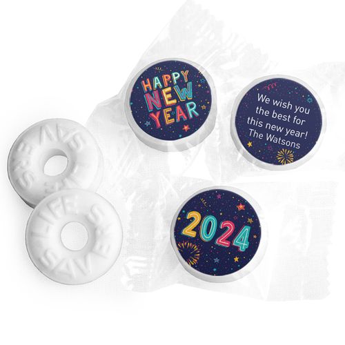 Personalized Life Savers Mints - New Year's Eve Festivities