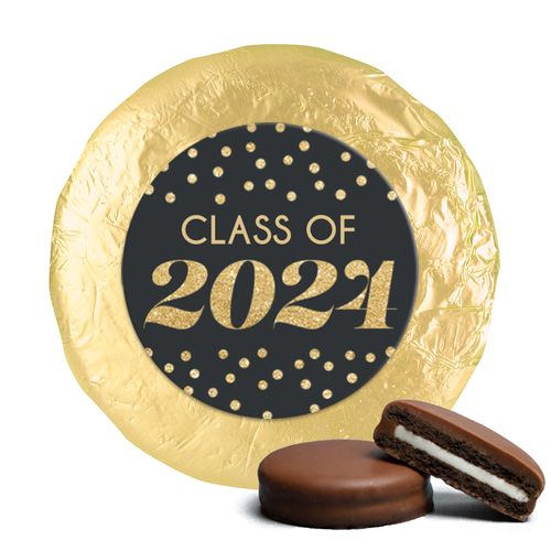 Personalized Bonnie Marcus Year of Glitter Graduation Milk Chocolate Covered Oreos
