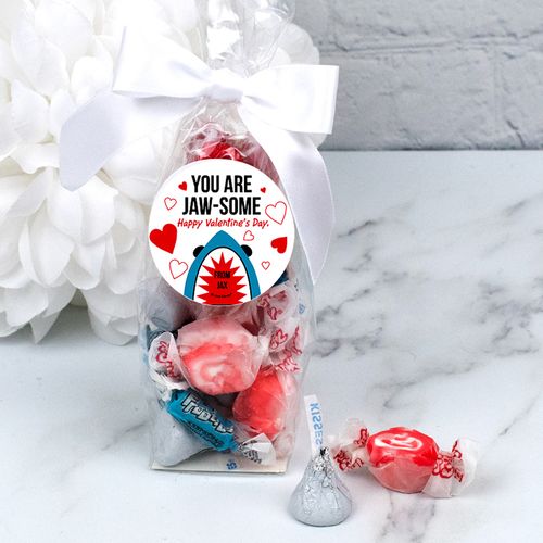 Personalized Valentine's Day Goodie Bags - Jaw-some