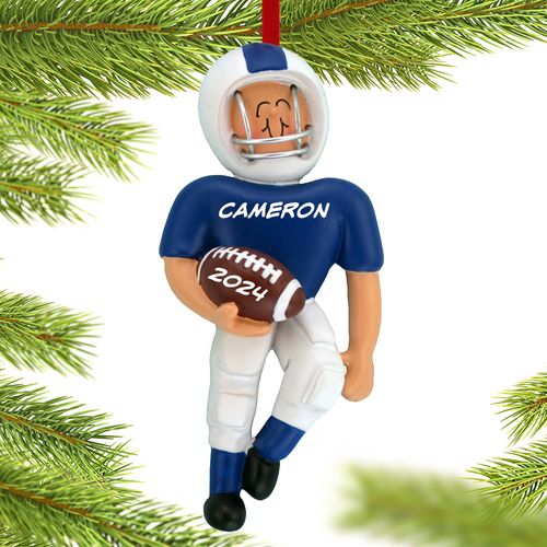 Personalized Football Player (Blue)