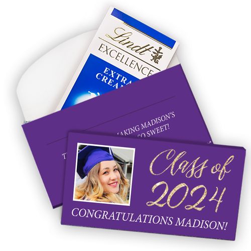 Deluxe Personalized Graduation Lindt Chocolate Bars (3.5oz)