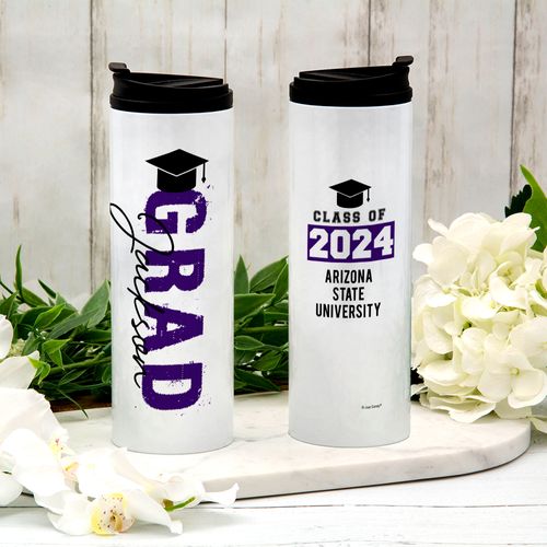 Personalized Graduation Stainless Steel Thermal Tumbler - Grad Class Of