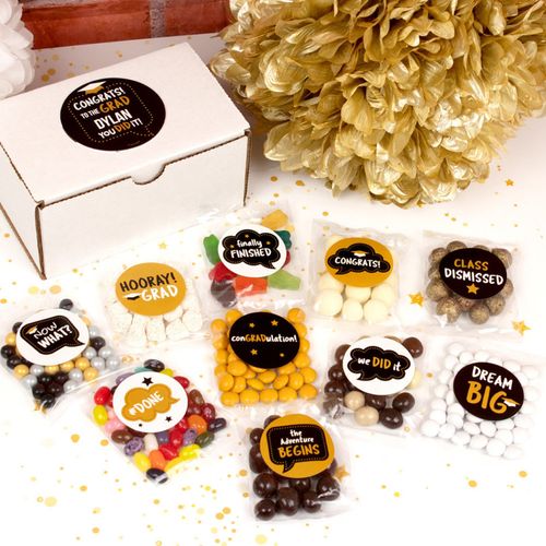 Personalized Graduation Candy Gift Box - Congrats to the Grad