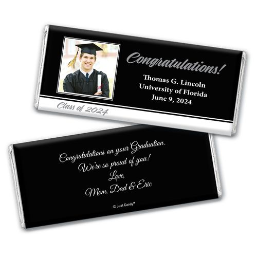 Graduation Personalized Chocolate Bar Congratulations Photo