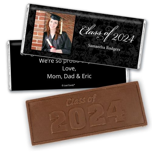 Graduation Personalized Embossed Chocolate Bar Baroque Photo