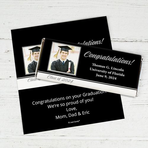 Grad-ulations Personalized Candy Bar - Wrapper Only