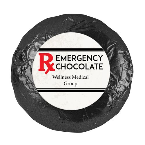Personalized Emergency Chocolate 1.25" Stickers (48 Stickers)