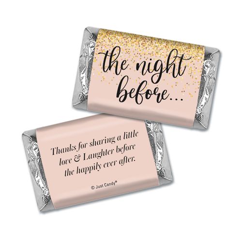 Personalized Hershey's Miniatures - Night Before Wedding