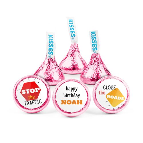 Personalized Construction Birthday Hershey's Kisses - Construction