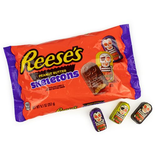 Reese's Peanut Butter Cup Skeletons 9oz Bag