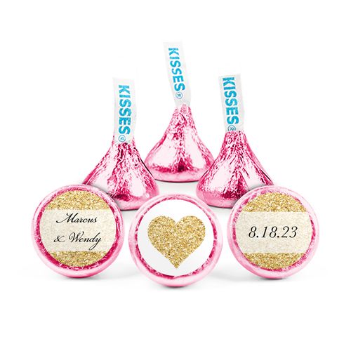 Personalized Bonnie Marcus Hershey's Kisses - Wedding All That Glitters (50 Pack)