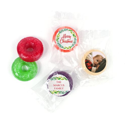 Personalized Bonnie Marcus Christmas Festive Foliage LifeSavers 5 Flavor Hard Candy
