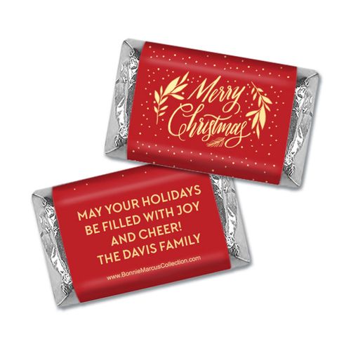 Personalized Bonnie Marcus Chic Christmas Hershey's Miniatures