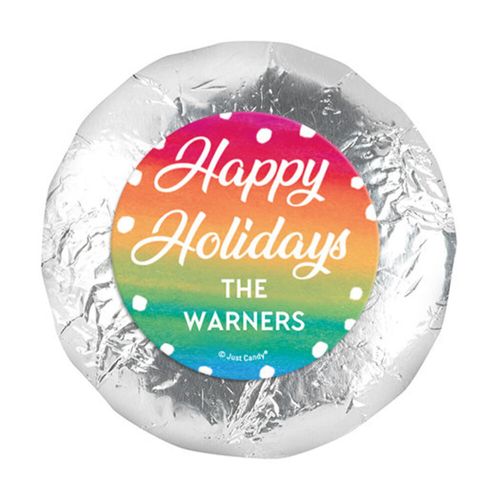 Personalized Bonnie Marcus Holiday Magic Christmas 1.25" Stickers (48 Stickers)