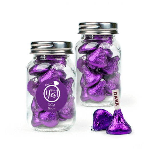 Personalized Mini Glass Jar Favors