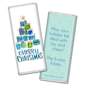 Personalized Chocolate Bar & Wrapper - Christmas Presents