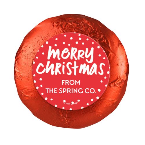 Personalized Bonnie Marcus Jolly Red Christmas Chocolate Covered Oreos