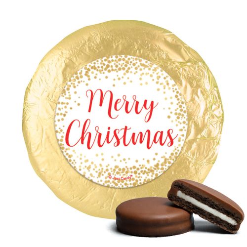 Personalized Chocolate Covered Oreos - Christmas Shimmering Pines