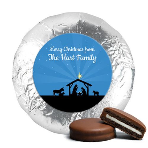 Personalized Chocolate Covered Oreos - Christmas O' Holy Night