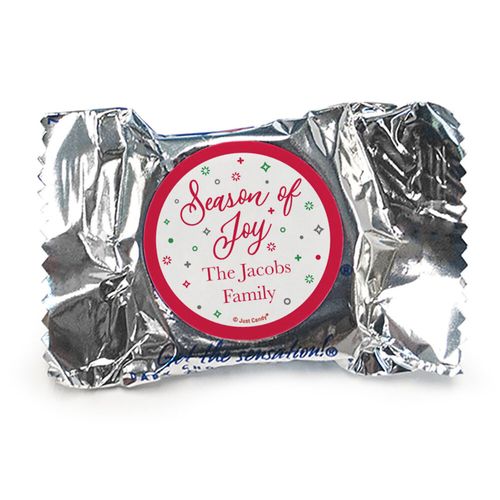 Personalized Christmas Season of Joy York Peppermint Patties