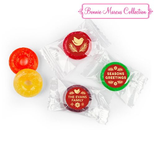 Personalized Life Savers 5 Flavor Hard Candy - Christmas Seasons Greetings