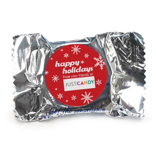 Personalized York Peppermint Patties - Christmas Snowflake Flurry