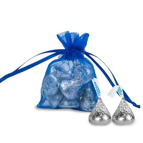 Extra Small Organza Bag - Pack of 12 Cobalt