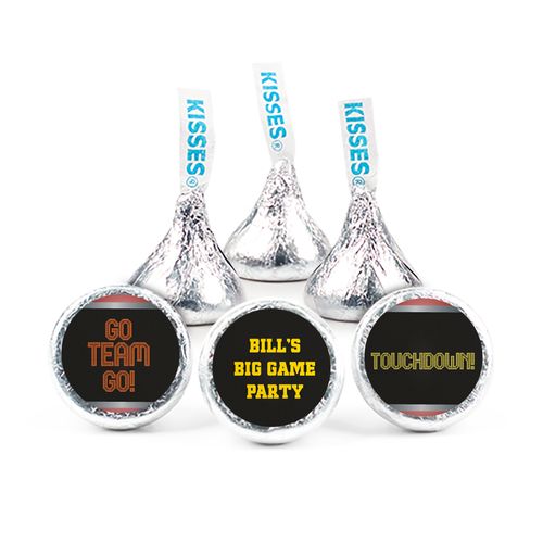 Personalized Super Bowl Themed Go Team Hershey's Kisses Candy