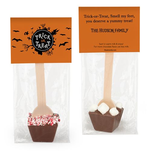 Personalized Halloween Sweet Treats Hot Chocolate Spoon