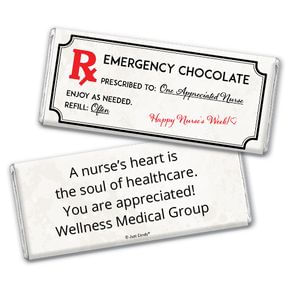 Personalized Emergency Chocolate Kit Chocolate Bar Wrappers
