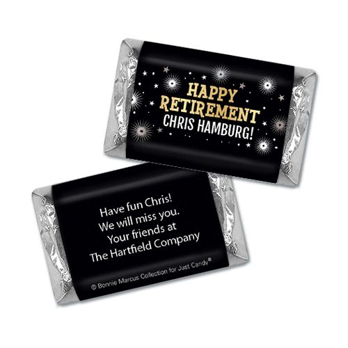 Personalized Bonnie Marcus Collection Retirement Fireworks Assembled Hershey's Miniatures