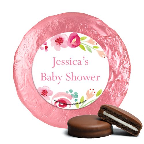 Personalized Bonnie Marcus Honey Wreath Baby Shower Milk Chocolate Covered Oreos