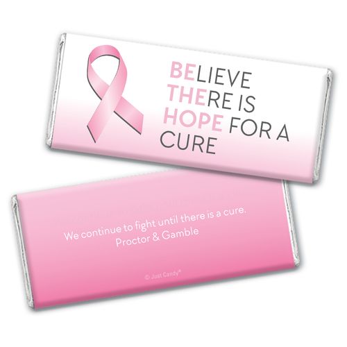 Personalized Chocolate Bar Wrappers Only - Breast Cancer Awareness Be the Hope