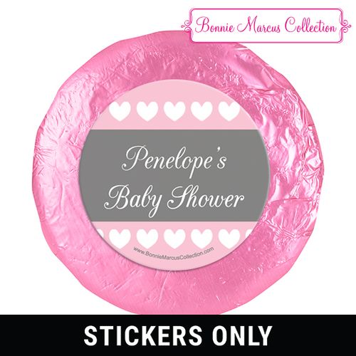 Personalized Bonnie Marcus Oh Baby Baby Shower 1.25in Stickers (48 Stickers)