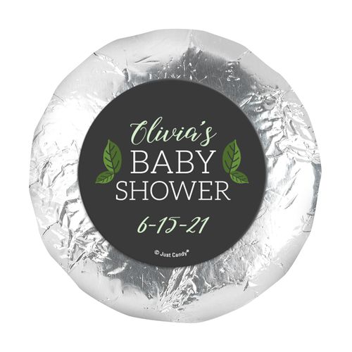 Personalized Little Leaves of Love Baby Shower 1.25" Stickers (48 Stickers)