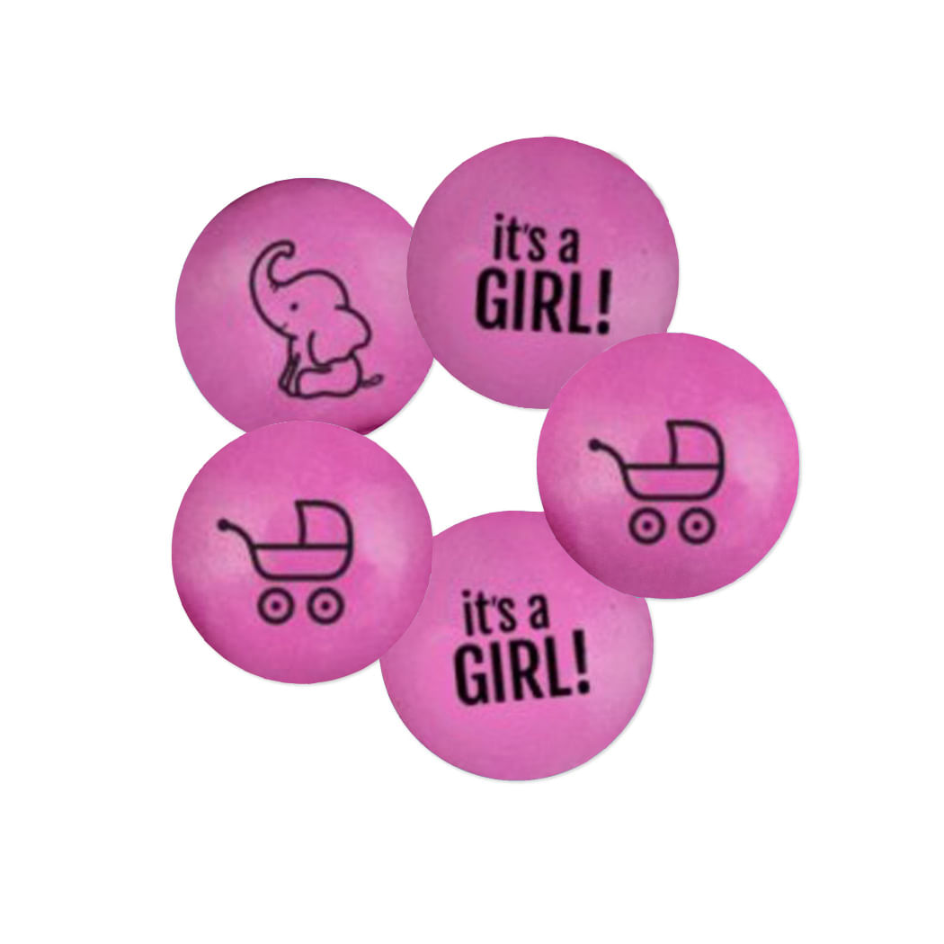 Baby Girl M&Ms Milk Chocolate Candies OR JC Minis Milk Chocolate Gems