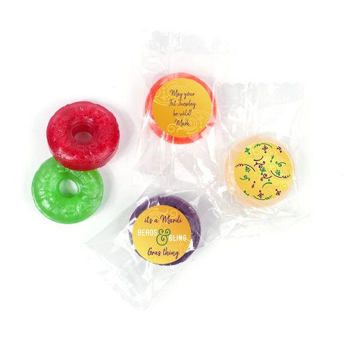 Personalized Life Savers 5 Flavor Hard Candy - Mardi Gras It's a Mardi Gras Thing