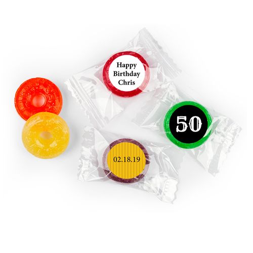 Celebration Personalized Birthday LIFE SAVERS 5 Flavor Hard Candy Assembled