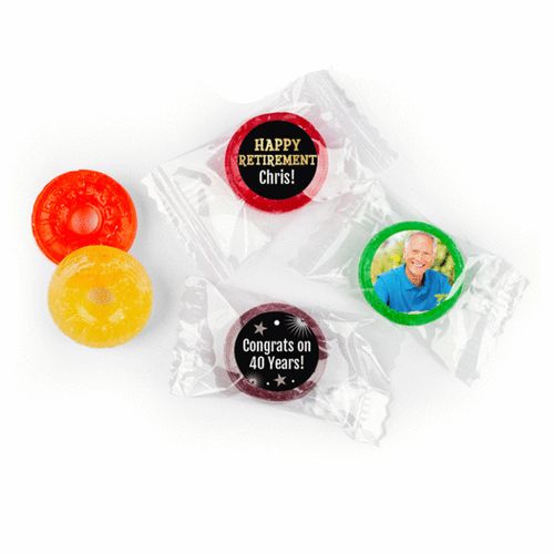 Personalized Bonnie Marcus Collection Retirement Fireworks Assembled LifeSavers 5 Flavor Hard Candy (300 Pack)
