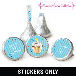 Cupcake Dazzle Personalized Stickers