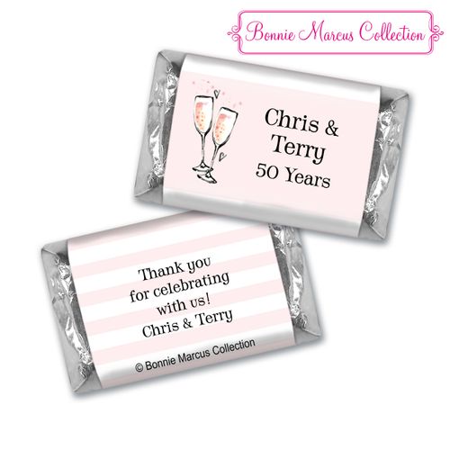 Cheers to the Years Anniversary MINIATURES Candy Personalized Assembled
