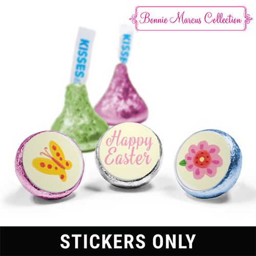 Bonnie Marcus Collection Easter Spring Flowers 3/4" Sticker (108 Stickers)