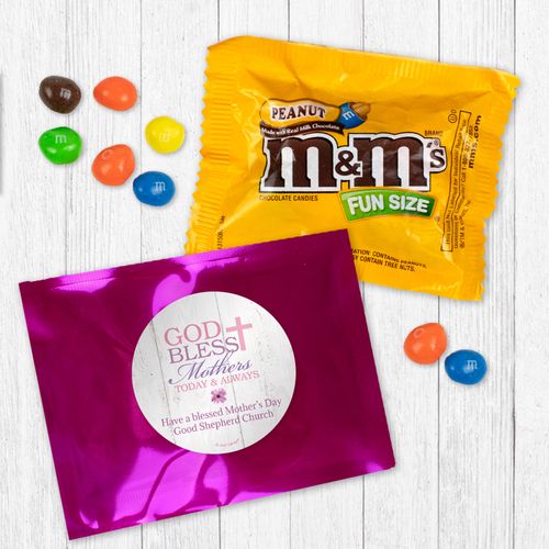 Personalized Mother's Day God Bless Mothers - Peanut M&Ms