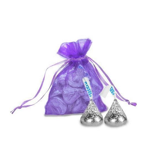 Extra Small Organza Bag - Pack of 12 Purple