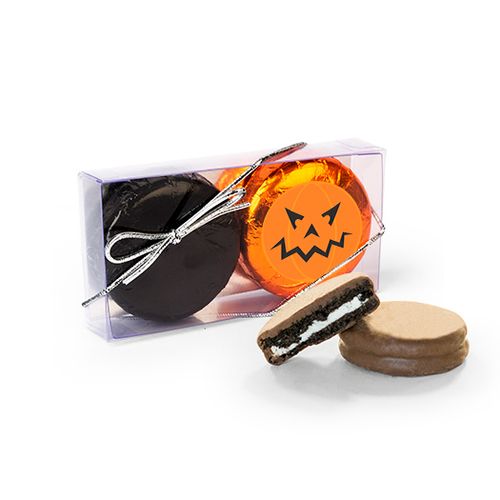 Halloween Pumpkin Chocolate Covered Oreo Cookies 2PK