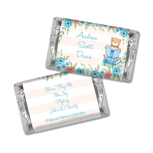 Story Time Boy Birth Announcement MINIATURES Candy Personalized Assembled